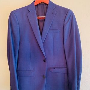 Calvin Klein 2 Piece Suit Navy Blue